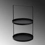 Aberto Design Tilos - Accesorio decorativo de metal Negro